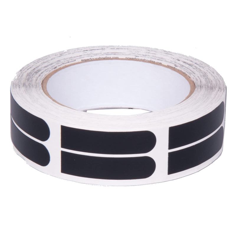KR Strikeforce Bowling Sure Fit Insert Bowling Tape Available in Multiple Tape Sizes and Multiple Quantities Black 1/2" - 100-Piece Roll - BeesActive Australia
