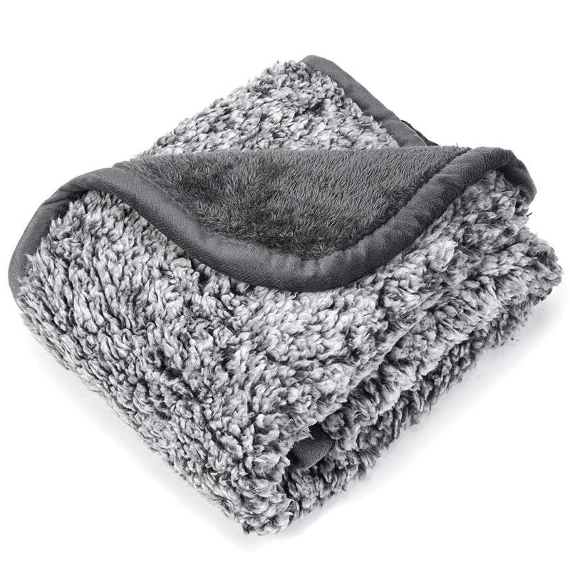 Waterproof Dog Blanket Soft Fluffy Plush Pet Blanket with Liquid Pee Proof Reversible Sherpa Couch Bed Cover Protector Throw Blanket for Cats & Dogs 32"x24" Slate - BeesActive Australia