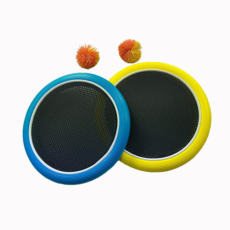 i-Scream Bounce Racket Set - Bouncy Mesh Disc, Silicone Balls, Storage Bag Included for Teachers, School PE/Classroom Activities, Games, Sports Training, Drills - BeesActive Australia