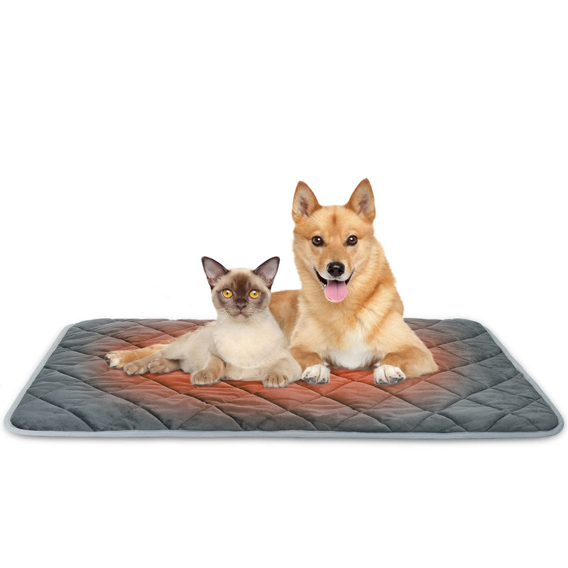Nobleza Self Warming Pet Pad, Super Soft Plush Dog Crate Pad for Travel or Home, Washable Anti-Slip Kennel Mat for Large Medium Small Dogs and Cats 45" × 28" - BeesActive Australia