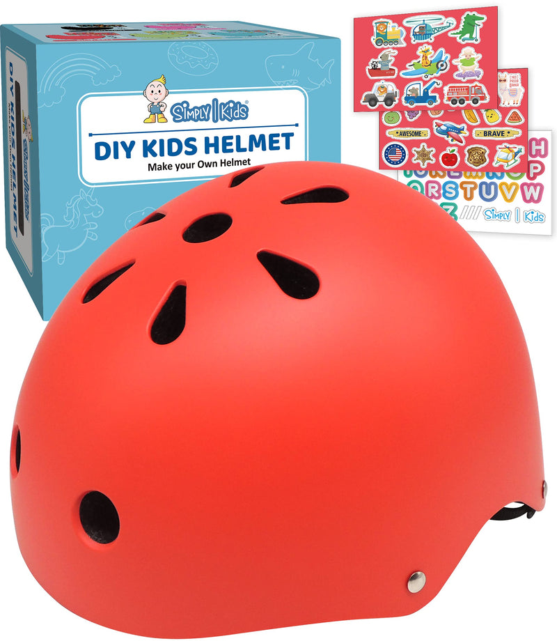 Simply Kids Bike Helmet with DIY Stickers for Toddler Boys Girls I CPSC & CE Certified for Skateboard Roller-Skating Bicycle Scooter I Baby Infant Youth Child Ages 2-4 3-5 5-8 Year Old Free Style Small - BeesActive Australia