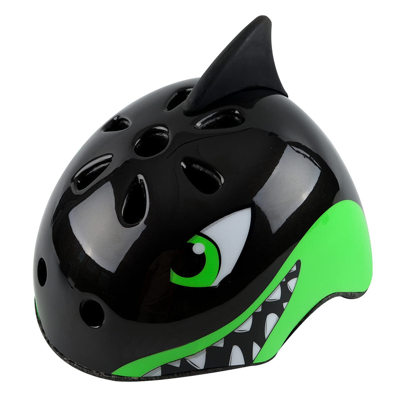 Atphfety Toddler Kids Bike Helmet,Multi-Sport Helmet for Cycling Skateboard Scooter Skating,2 Sizes,from Toddler to Youth Black shark S: 50-54 cm / 19.6"-21.3" - BeesActive Australia