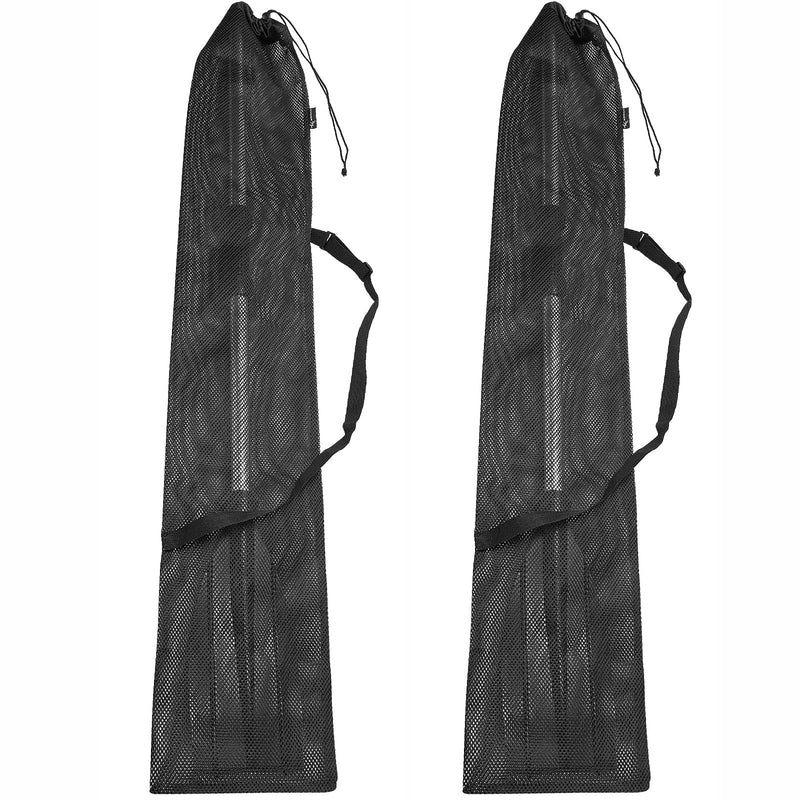 2 Pieces Drawstring Mesh Kayak Paddle Bag Adjustable Shoulder Strap Paddle Storage Bag Portable Kayak Paddle Storage Bag Long Kayak Boat Canoe Paddle Storage Bag for Storage Transport - BeesActive Australia