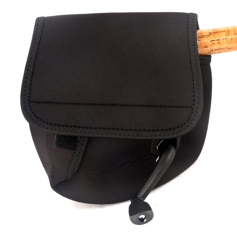 MODUDU Fishing Reel Bag Protective Cover Bait Throwing trolling Spinning Reel Protective Cover Fishing Accessories Portable Durable Spinning Reel Protective Cover Pouch(Black) - BeesActive Australia