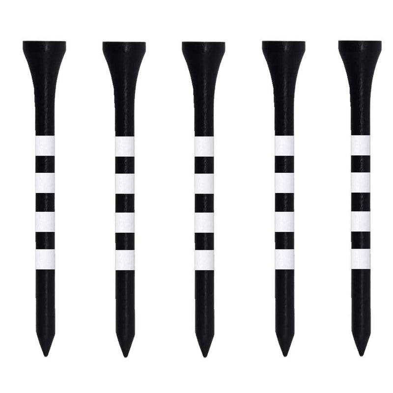 Zivisk Wooden Golf Tees 3-1/4",2-3/4",2-1/8",1-1/2" Available,100 Count Bamboo Wood Tees (Natural Color, White, Black, Green, Blue, Red, Yellow Available) 1 1/2 inch - BeesActive Australia