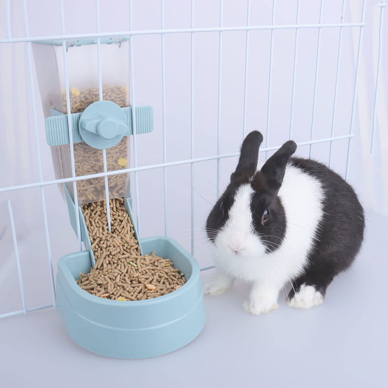 RUBYHOME Pets Food Hanging Bowl for Crates & Cages Hanging Pet Cage Feeder for Small Animals Cats Puppies Ferrets Rabbit Automatic Feeder - BeesActive Australia
