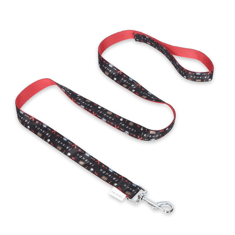 Friends TV Show Iconic Graphics Dog Leash - Friends Dog Lead, Puppy Leash, Leash for Dogs, Dog Leashes, Cute Dog Leash, Black Dog Leash, Red Dog Leash, Friends Pet Leash for Puppy, Dog Walking leash 6 Foot - BeesActive Australia
