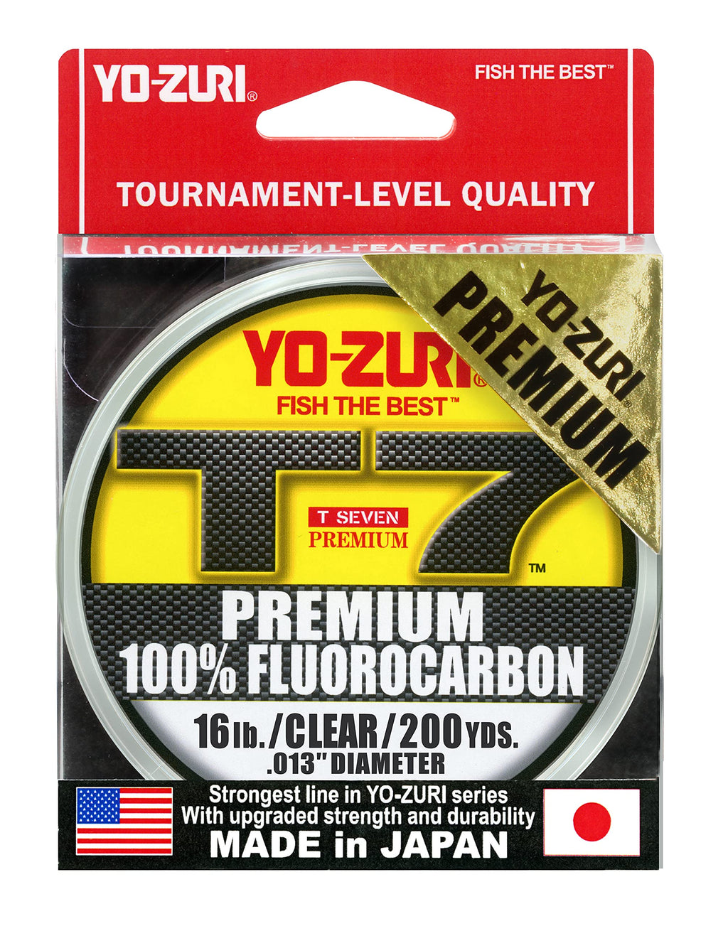 Yo-Zuri T-7 Premium Fluorocarbon 200 Yard Spool 16LB - BeesActive Australia