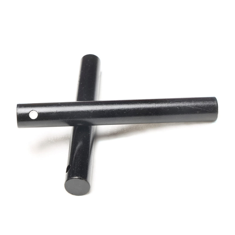 FERROFIRE 1/2" x 4'' or 3/8" x 4" Drilled Ferro Rods Flint Steel Ferrocerium Rod with Lanyard Hole for Paracord 1/2" x 4" (pack of 2) - BeesActive Australia