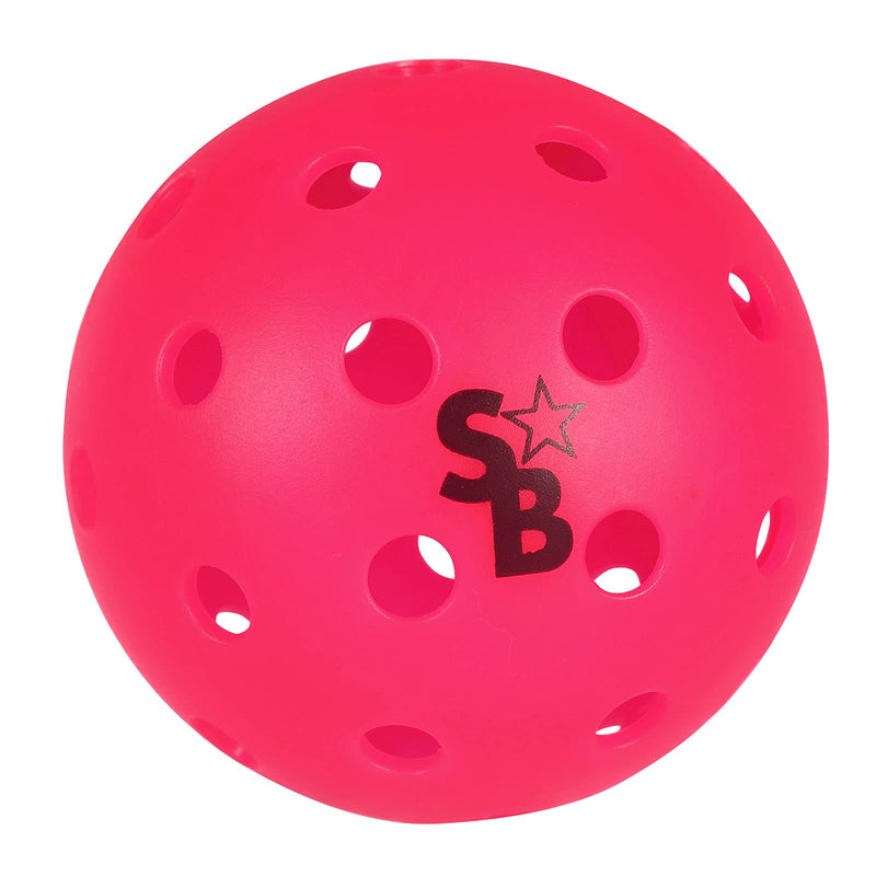 Pickle Balls 12 Pack | Pickleball Balls Outdoor | Pickle Balls | Supra-40 Outdoor Pickleball | Pending Approved for Tournament Play | Neon Pink | Hard Bounce - BeesActive Australia