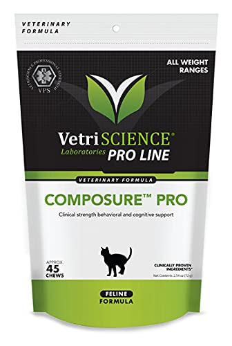 Composure COMPOSURE PRO Chews for FELINES, 45 Chews - BeesActive Australia