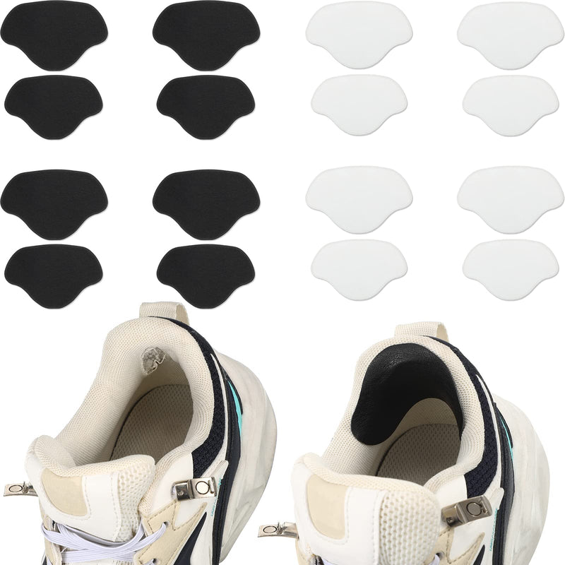 Boyiee 8 Pairs Shoe Heel Repair Patch Kit Shoe Sneaker Hole Repair Patch Self-Adhesive Shoe Heel Wear Hole Prevention Patch Insert for Most Types of Shoes and Seats, Large and Small - BeesActive Australia