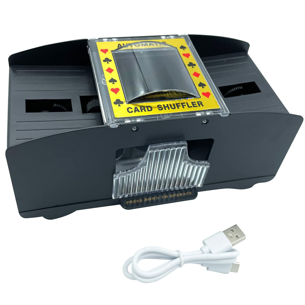 Yuanhe Casino USB/Battery Operated Automatic Card shuffler ¡­ 2-Deck Shuffler - BeesActive Australia