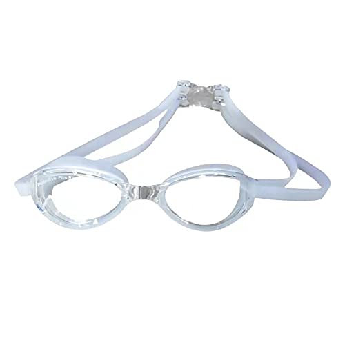 Swim Anti-Fog Goggles - No Leaking Swimming Goggles for Adults Men Women Youth Teens Full White - BeesActive Australia