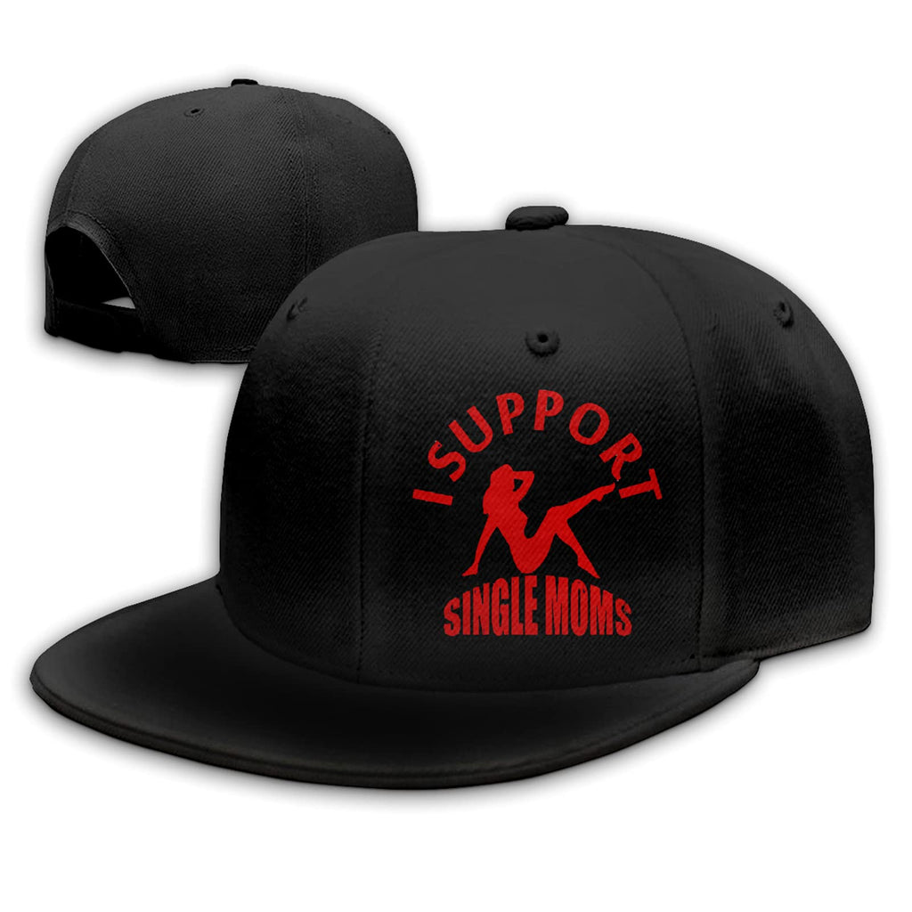 Unmask Our Kids Flat Bill Hat Snapback Hats for Men Baseball Cap Trucker Hat I Support Single Moms One Size - BeesActive Australia