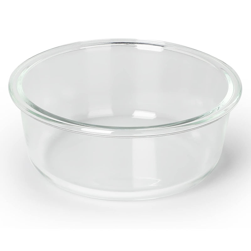 GDCZ Glass Raised Cat or Small Dog Bowls 18 Ounces Transparent - BeesActive Australia