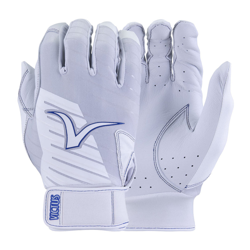 Victus Sports Team Batting Glove White/Royal - BeesActive Australia