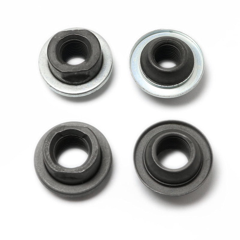 Pro Bamboo Kitchen 4pcs Bike Bicycle Front/Rear Axle Nuts Hub Nuts Cone Nuts Dust Protector 8mm Front Axle Nut 9.5mm Rear Axle Nut - BeesActive Australia