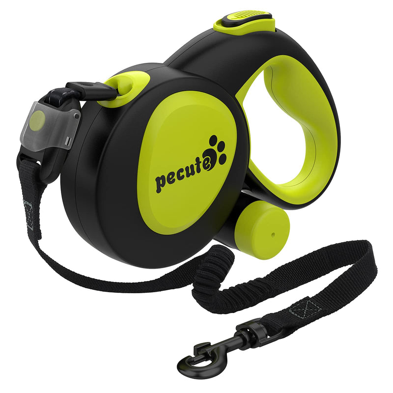Retractable Dog Leash, Pecute 360° Tangle-Free Dog Leash Retractable, Heavy Duty Retractable Dog Leash with Protective Bungee, Easy One Button Brake & Lock, Great for Small to Large Dogs, 16ft/5m - BeesActive Australia