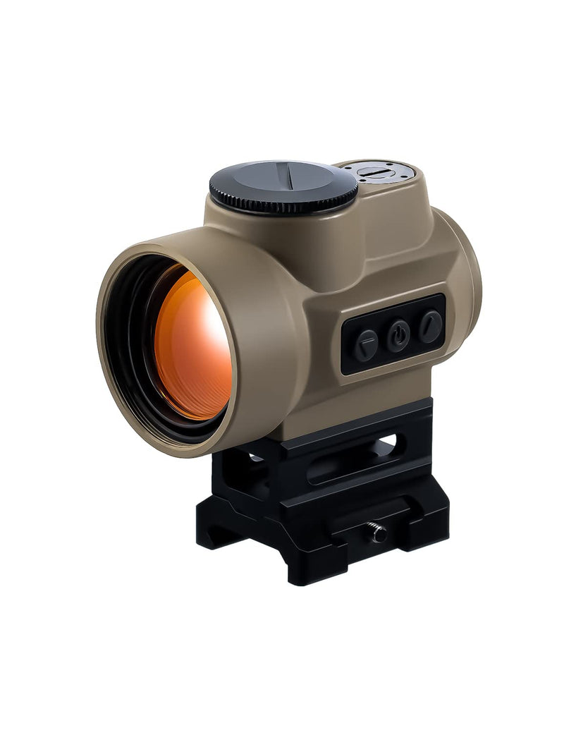 LYTACTICS 2 MOA Red Dot Sight with 1 inch High Mount Compact Red Dot Scope for Cowitness with Iron Sight 10 Brightness Button Control Waterproof Shockproof - BeesActive Australia