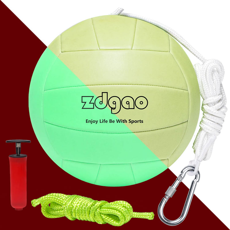 YDDS Tether Balls and Rope Set, Glow in Dark, Come with Carabiner, Ball Pump with Needle, and Extra Rope for Replacement - BeesActive Australia