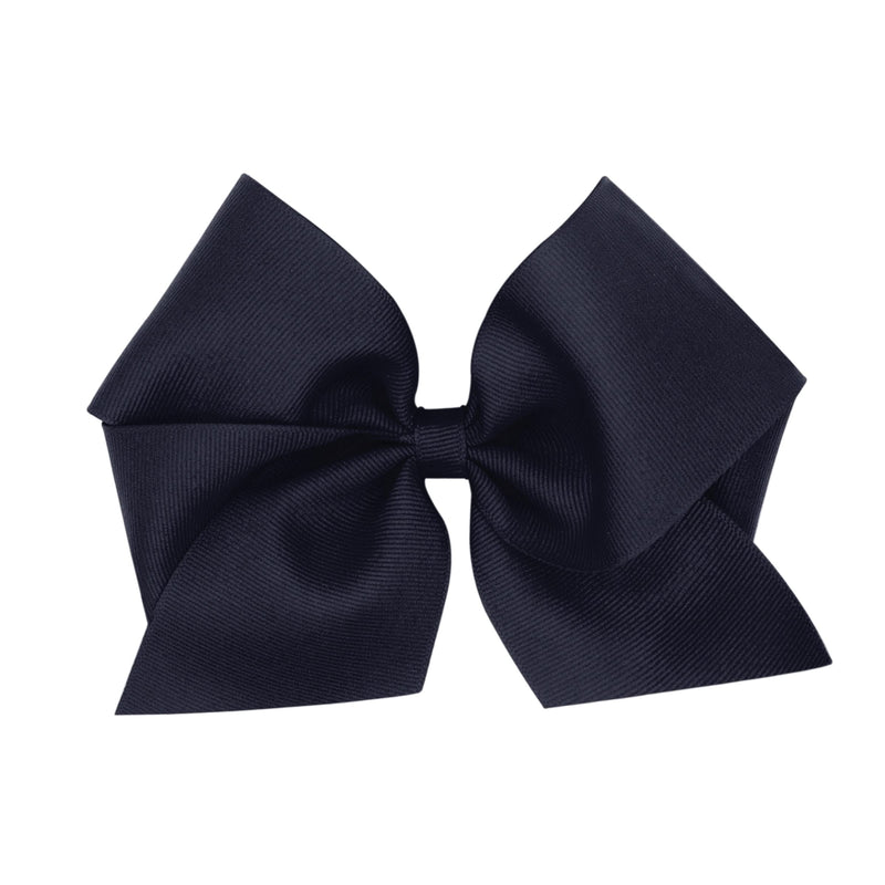 PLH Mini King Front Tail Grosgrain Bow Navy - BeesActive Australia