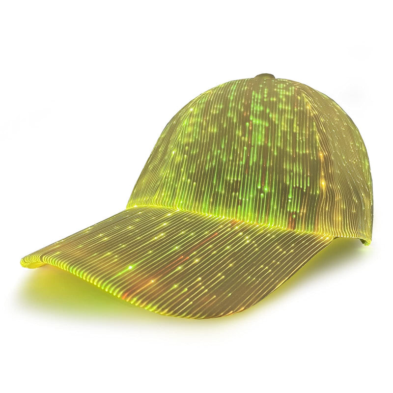 Roiciao Led Hat Light up Baseball Cap 7 Colors Lights for EDM Rave Birthday Glowing Party Disco Halloween Decorations, USB Rechargeable - BeesActive Australia
