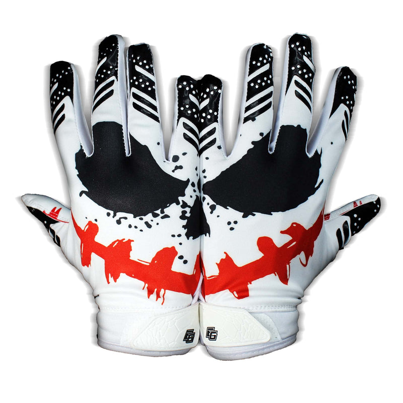 Eternity Gears - Jester Football Gloves - Tacky Grip Skin Tight Adult Football Gloves - Enhanced Performance Football Gloves Men - Pro Elite Super Sticky Receiver Football Gloves - Adult Sizes Small - BeesActive Australia