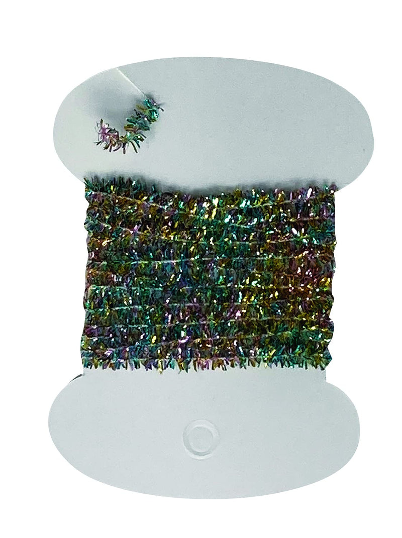 Creative Angler Flash and Tinsel Chenille Fly Tying Materials - Fly Tying Thread for Tying Flies - Fly Fishing Accessories Great for Your Fly Fishing Kit - Many Colors to Choose from - (1 Yard) Rainbow - BeesActive Australia