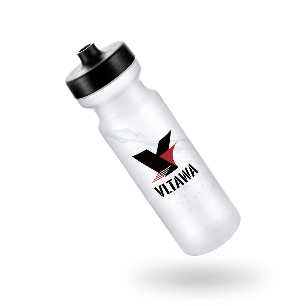 VLTAWA Bike Water Bottle 750 ml 26 oz - for All Fitness and Cycling - Soft Silicone Mouthpiece – Fast Flow Valve - Easy Squeeze Bidon - BeesActive Australia