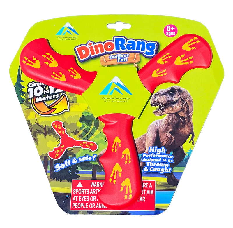 Red Dinorang Boomerang - Great Beginner Boomerang for Kids or Adults. Soft and Safe. - BeesActive Australia