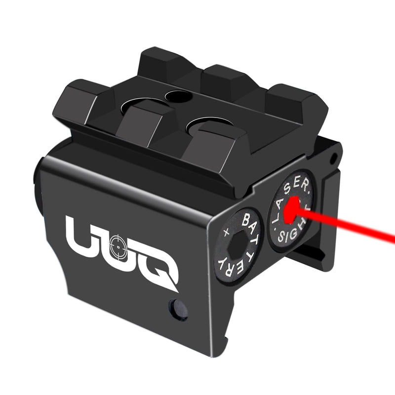 UUQ Mini Laser Sight Red Dot for Weaver or Picatinny Rail | Rifle Handgun | Red Dot Lazer Sight Pistol | Tactical Sights Airsoft | Scope Hand Gun Rifles | Laser Pointer Pistol | Air Soft Optic - BeesActive Australia