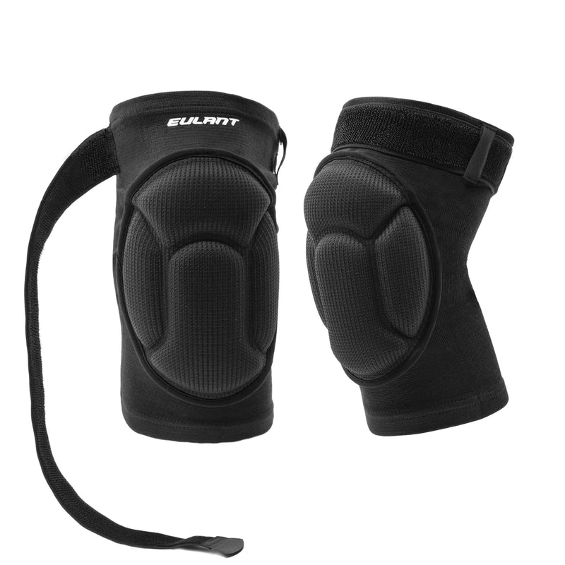 ONTYZZ Knee Pads with Non-Slip Bandage Thickening Anti-Collision EVA Sports Knee Pads for Volleyball Basketball Football Dancing Working Gardening Cleaning Breathable Knee Pads for Men Women Black/L Bandage/black L: Leg circumference=38 - 54 cm - BeesActive Australia