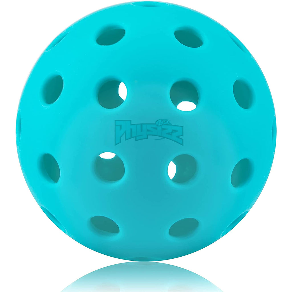 Pickleballs | PHYSIZZ Pickleball Balls | Outdoor or Indoor Pickle Ball Set | USAPA Approve Pickleball 4 Blue Outdoor Pickleball - BeesActive Australia