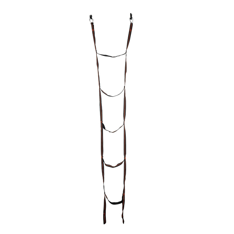 TWSOUL Climbing Aider, Climbing Rope Aider 5 Step Lightweight Etrier Foot Ascender Ascending Loop Webbing Ladder Hanging Rope for Climbing Caving Rescue Rock - BeesActive Australia