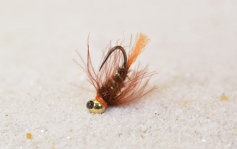Blowtorch Jig Fly - Euro Nymph Style - Tied on Hanak Hooks - 6ct Pack Hook #16 - BeesActive Australia