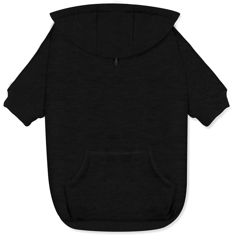Gootailor Pet Clothes for Small Dogs Cute Puppy Hoodies Blank Doggie Sweater Warm Sweatshirt Large Black - BeesActive Australia