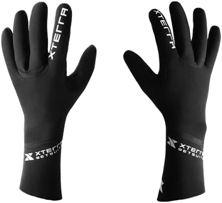 Xterra Wetsuits  Lava Swim Gloves  Neoprene Thermal Gloves | Designed for Cold Water Swimming  Ideal for Training Extra Small - BeesActive Australia