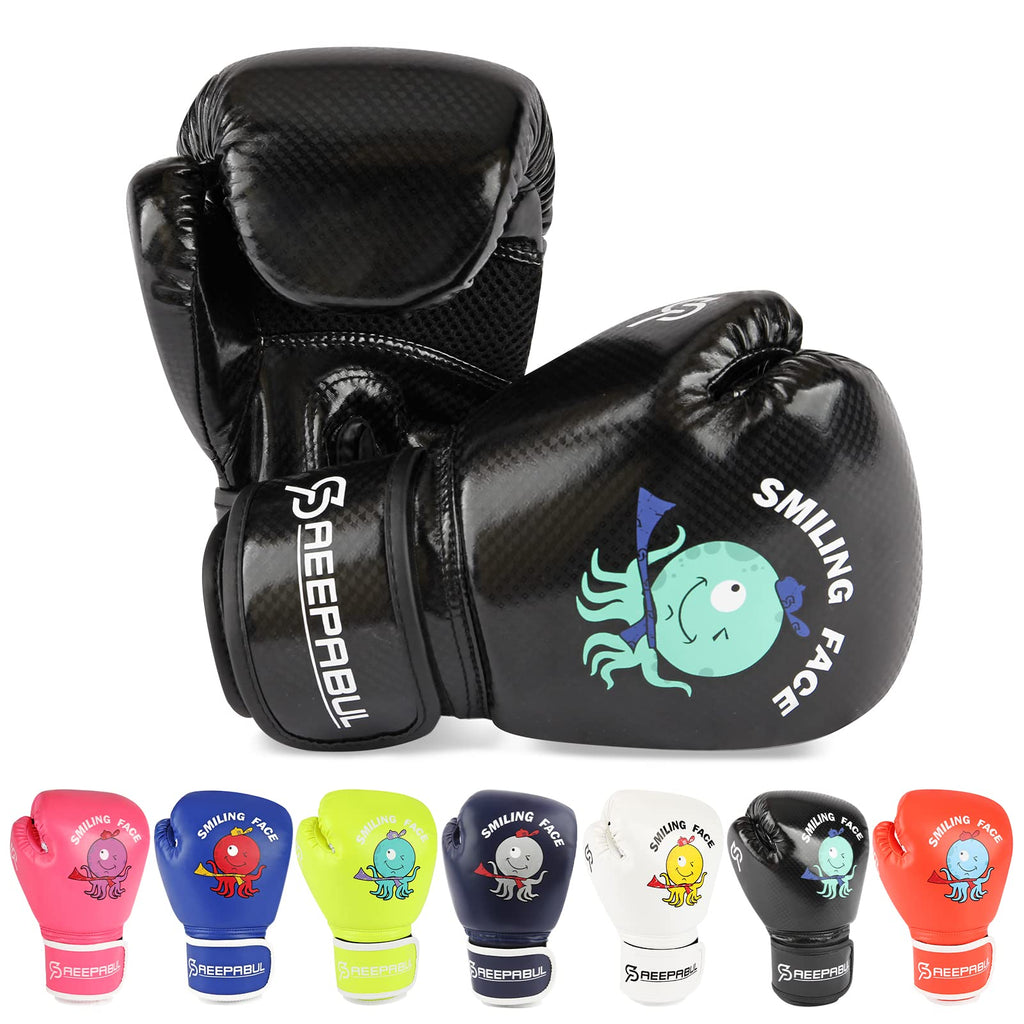 Saeepabul Kids Boxing Gloves for Boys and Girls, Boxing Gloves for Kids 3-15, Youth Boxing Training Gloves, Kids Sparring Punching Gloves for Punching Bag, Kickboxing, Muay Thai, MMA, 6oz - BeesActive Australia