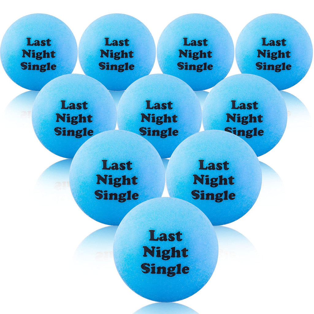 12 Pieces Pong Blue Pong Supplies Funny Decoration Supplies Funny Pong Balls Blue Balls Pong Balls for Pong Competition Supplies - BeesActive Australia
