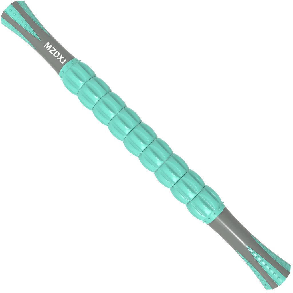 Muscle Roller, Massage Roller Stick for Athletes, Help Reducing Muscle Soreness Cramping Tightness Leg Arms Back Calves Muscle Massager (Cyan Gray) Cyan Gray - BeesActive Australia