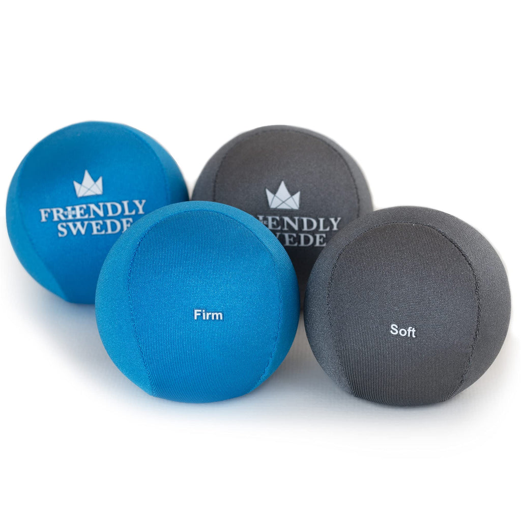 The Friendly Swede Hand Therapy Stress Balls - Grip Strengthener Exercise Balls, Premium Non-Sticky Lycra Surface Large (2.36") - BeesActive Australia