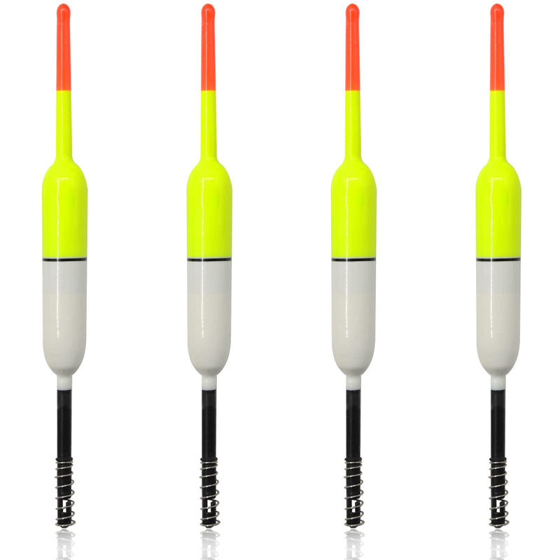 Gourami Fishing Floats and Bobbers Corks Strike Indicators Spring Bobbers Slip Bobbers for Balsa Crappie Panfish Walleyes Wood Slide Floats（4/8pcs） - BeesActive Australia