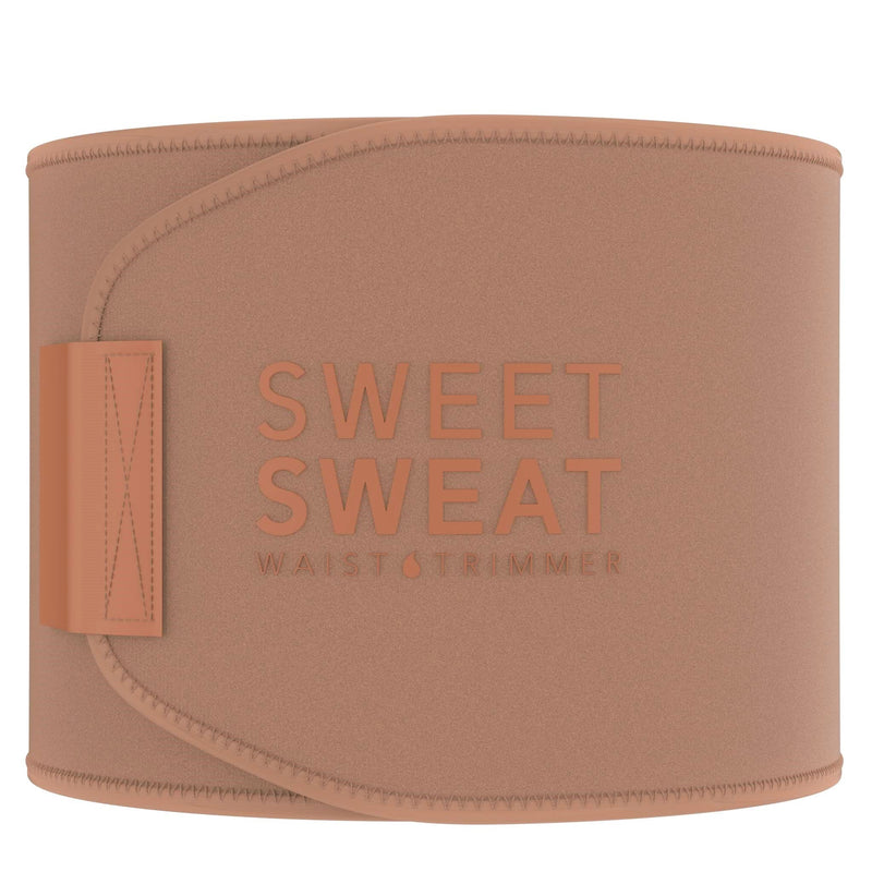 Sweet Sweat Toned Waist Trimmer for Women and Men - Premium Waist Trainer Belt to help 'Tone' your Stomach! Small Clay - BeesActive Australia