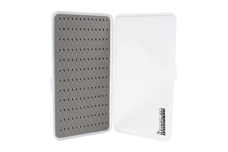 COLDWATER FLY FISHING – Slim Fly Box, Ice Fishing Jig Box with Teardrop Foam - 7" x 4" x 1/2 " - Durable Magnetic Watertight Case - BeesActive Australia