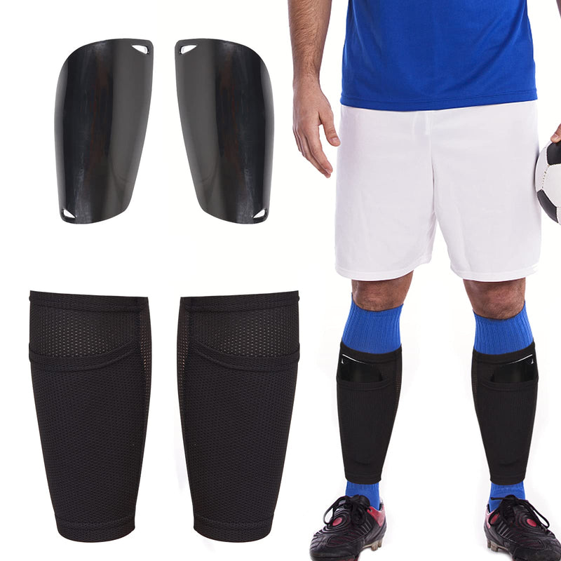 Soccer Shin Guards, Football Shin Guard Socks with Sleeves, Soccer Socks with Shin Guard Pocket for Unisex-Kids, Youths and Adults, Lightweight and Compact, Protective Soccer Equipment Big - BeesActive Australia