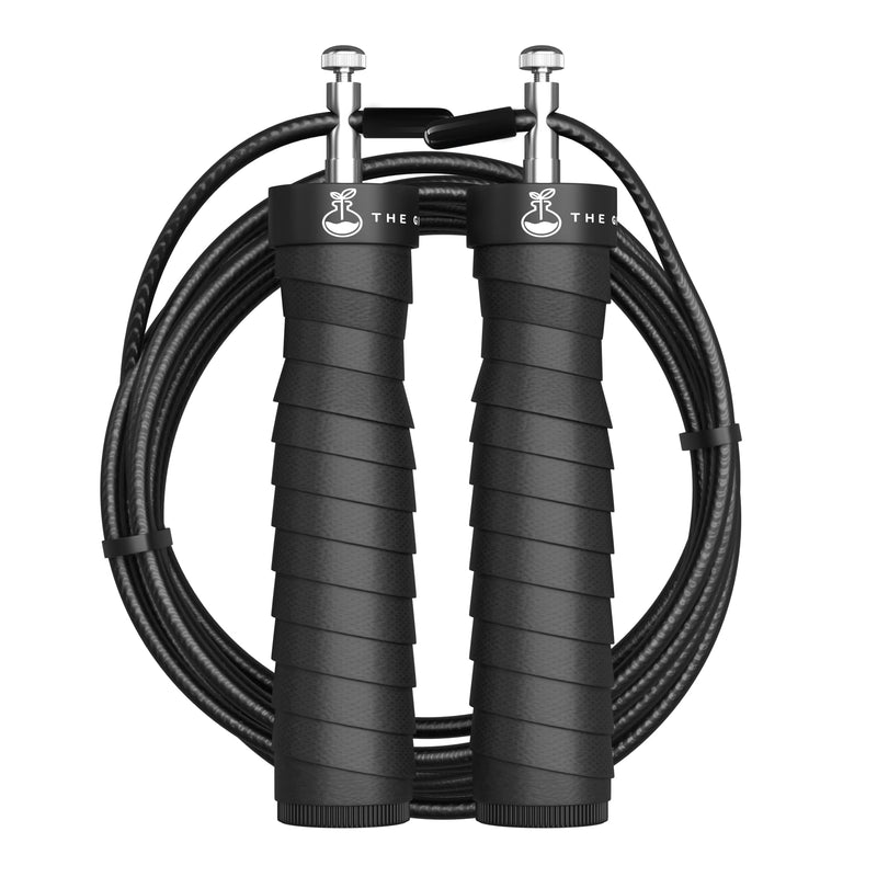 The Green Lab Premium Professional fast Jump rope set for fitness workouts at home or gym, adjustable, cardio, boxing, crossfit, endurance training, jumping exercises with a comfortable grip - BeesActive Australia