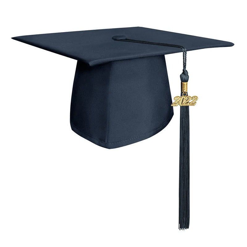 Endea Graduation Matte Cap & Tassel (Navy Blue, 2022) Navy Blue - BeesActive Australia