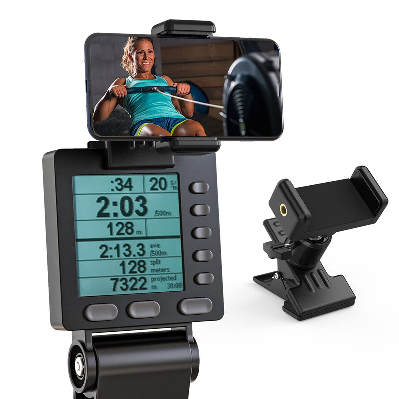Adjustable Phone Holder for Concept 2 Rowing Machine, Rotatable and Stable Phone Mount Compatible with PM 5 Monitors of RowErgs, SkiErg and BikeErg (Concept 2 Rower) - BeesActive Australia
