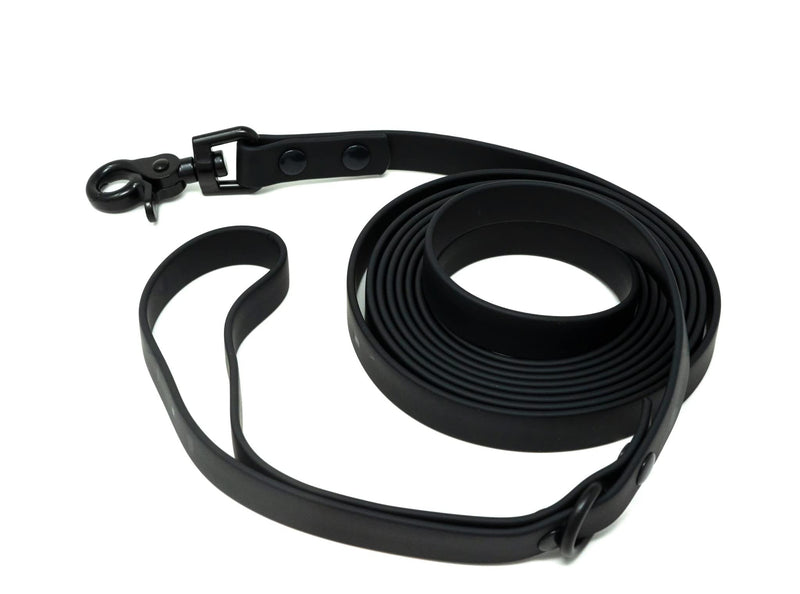 Sarah Says 6ft, 10ft, 30ft Waterproof Dog Leash | Durable Long Line for Small Medium Large Dogs and Puppy | Long Training Leash for Yard, Beach, Field 10ft x 5/8" Black - BeesActive Australia